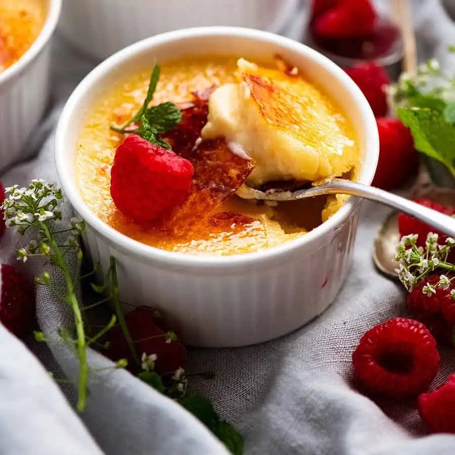 Crème brûlée,